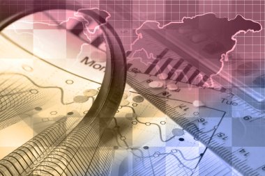 Büyüteç, grafik ve binalar