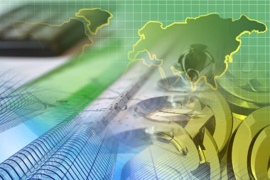 Posta işaretleri, grafik ve binalar