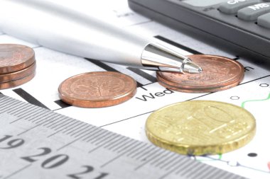 grafik ve madeni paralar