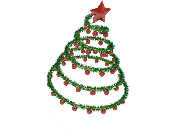 Ontwerp kerstboom — Stockfoto