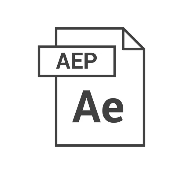 AEP Vector Icon — Stock Vector