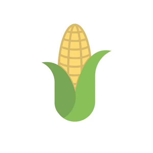 Maïs vlakke vector pictogram — Stockvector