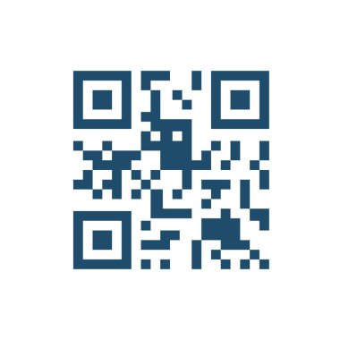 QR Code ilgili vektör simgesi