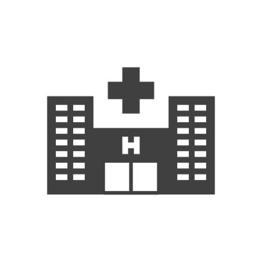 Hastane Vektör Simgesi
