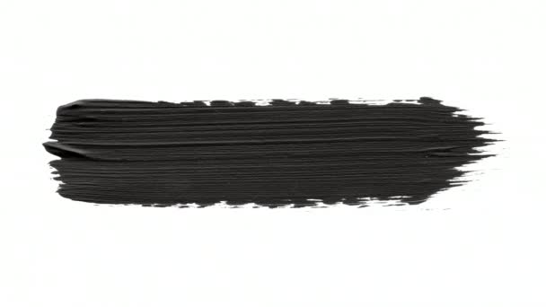 Pincelada Pincelada Tinta Set Whit Canal Alpha Transparencia Perfecto Para — Vídeo de stock