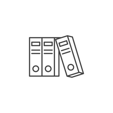 Ofis Dizinleri İlgili Vektör Satırı Simgesi.