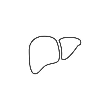 Karaciğer Vektör Satırı Simgeleri