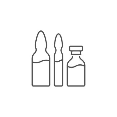 Ampoule vektör simgesi