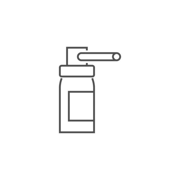 Flaska med sprayvektor Ikon — Stock vektor