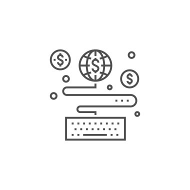 Earn Çevrimiçi Satır Simgesi