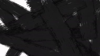 Soyut Boya Fırçası Geçişleri Alfa Kanallı Paketi Ortaya Çıkarır - Şeffaflık. 