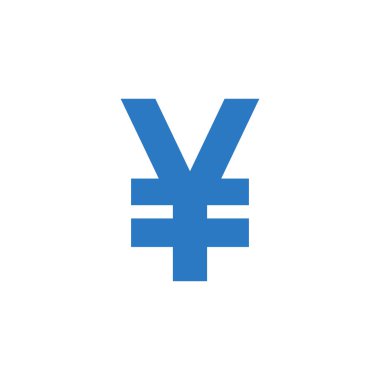 Yen bağlantılı vektör simgesi.