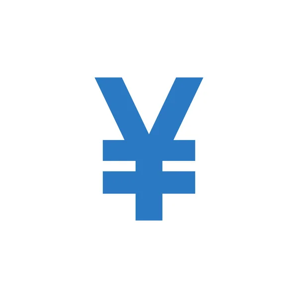 Yen-bezogenes Vektor-Glyphen-Symbol. — Stockvektor