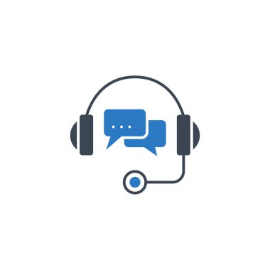 Destek ile ilgili vektör glyph simgesi.