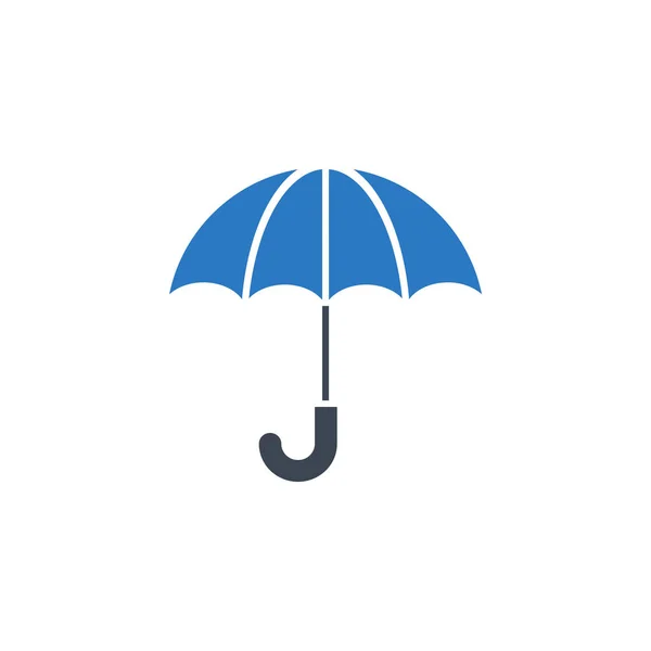 Ikona wektora związanego z parasolem. — Wektor stockowy