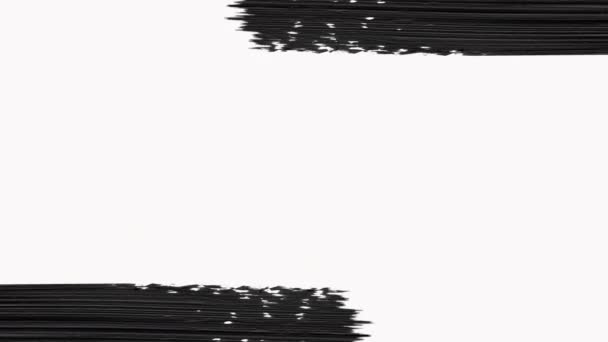 Abstrakte Pinselübergänge offenbaren mit Textur. Transparenz bei Alphakanälen — Stockvideo