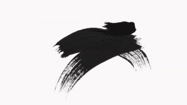 Alfa kanal ile soyut boya fırçası geçiş Reveal-şeffaflık. 