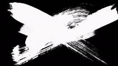 Soyut boya fırçası geçişler Luma mat ile Reveal-şeffaflık.