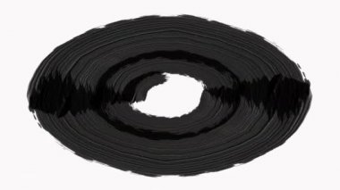 Çerçeve-soyut boya fırçası vuruş geçiş doku ile Reveal