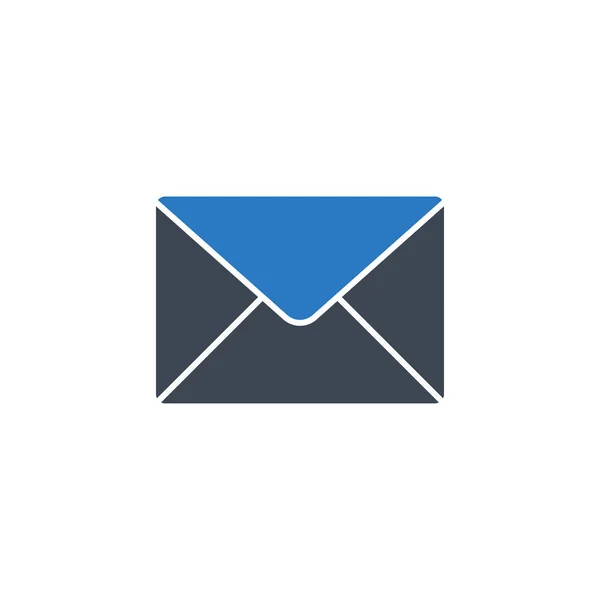 Icône glyphe vectoriel liée au courrier. — Image vectorielle