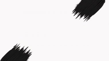 Alfa kanal ile soyut boya fırçası geçiş Reveal-şeffaflık. 