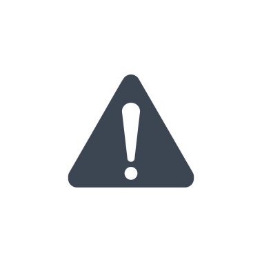 Üçgenle ilgili vektör simgesi.