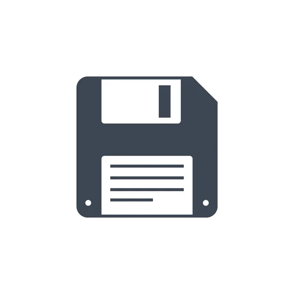 Floppy Disk Line icône de glyphe vectoriel liée. — Image vectorielle
