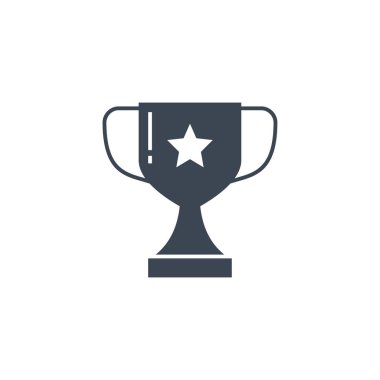 Kazanan Kupa ilgili vektör simgesi.