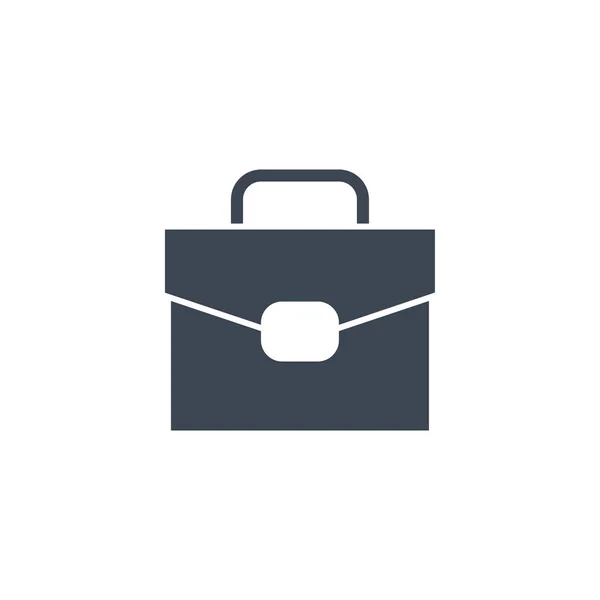 Briefcase Flat related vector glyph icon. — Stock Vector