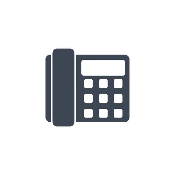 Значок векторного знака Office Phone. — стоковый вектор