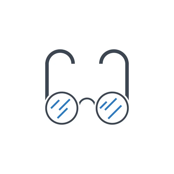 Gafas relacionadas vector icono de glifo. — Vector de stock