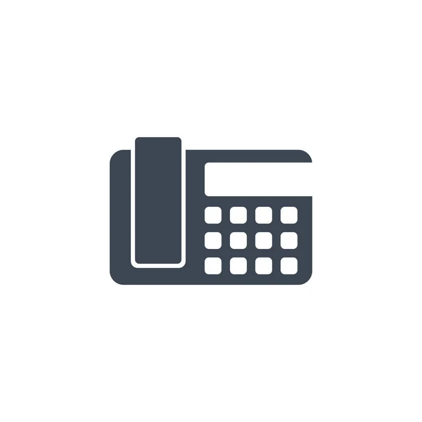 Office Phone related vector glyph icon. — Stock Vector