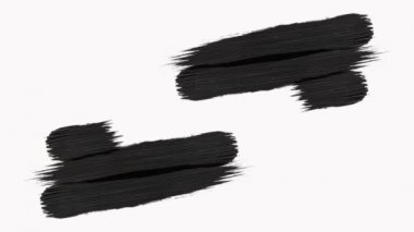 Çerçeve-soyut boya fırçası vuruş geçiş doku ile Reveal