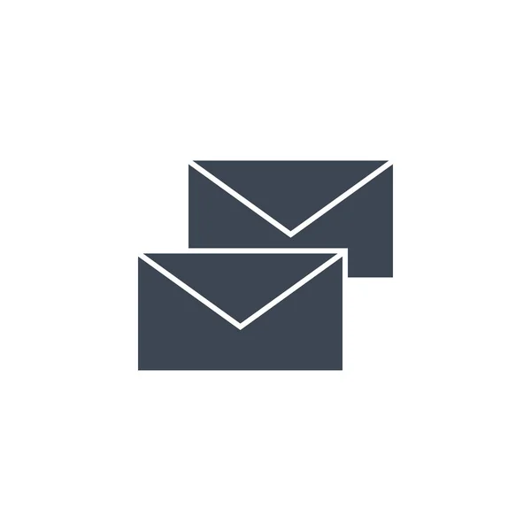 Mail gerelateerde vector glyph icoon. — Stockvector