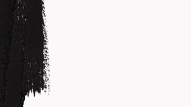 Résumé Paint Brush Transition Reveal with Texture. Canal alpha Transparence — Video