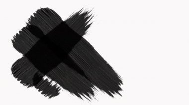 Çerçeve-soyut boya fırçası vuruş geçiş doku ile Reveal