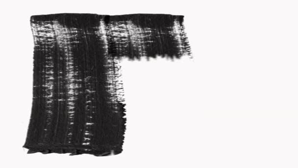 Cadre - Résumé Peinture pinceau coups transition révéler avec texture — Video