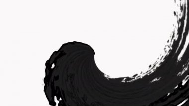 Soyut boya fırçası geçişi doku ile ortaya çıkar. Alfa kanalı-şeffaflık