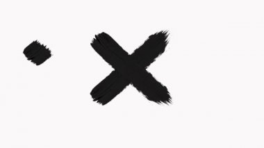 Çerçeve-soyut boya fırçası vuruş geçiş alfa kanal ile Reveal