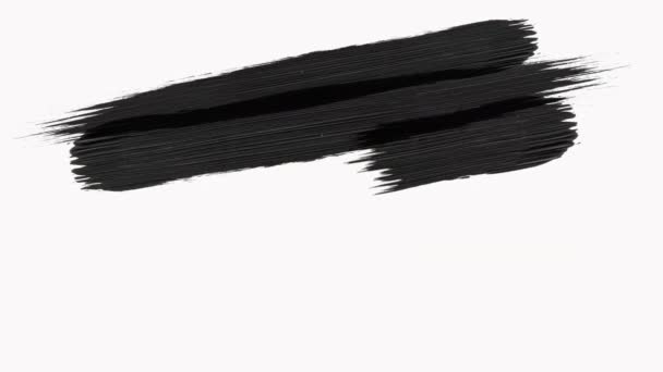 Marco - Pinceladas abstractas pinceladas Transición Revelar con textura — Vídeo de stock
