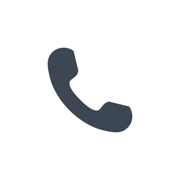 Handset related vector glyph icon. — Stock Vector