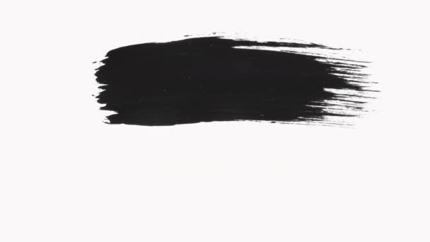 Résumé Paint Brush Transition Reveal with Texture. Transparence Alpha Channel — Video