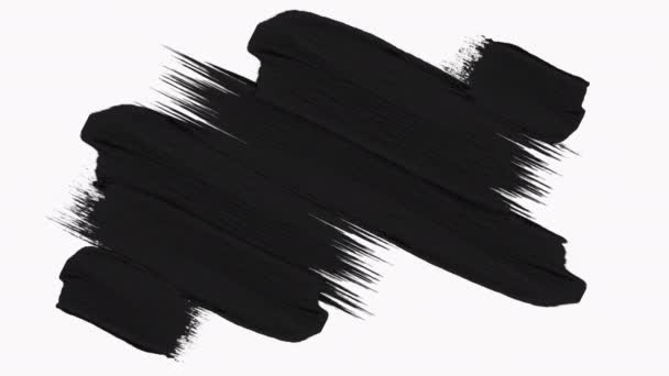 Cadre - Paint Brush Strokes Transition Reveal avec Luma Matte - Transparence. — Video