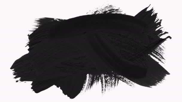 Frame - Paint Brush Strokes Transition Reveal with Luma Matte - Transparantie. — Stockvideo