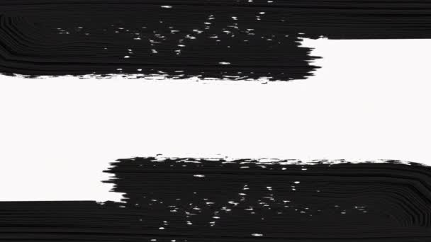 Brush Transition Reveal with Alpha Channel - Transparency. Disappears, Appearing — Stock Video