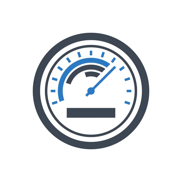 Eficiência Vector Glyph Icon — Vetor de Stock