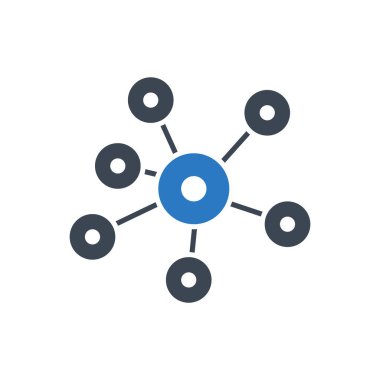 Sosyal Ortam Vektörü Kabartma Simgesi