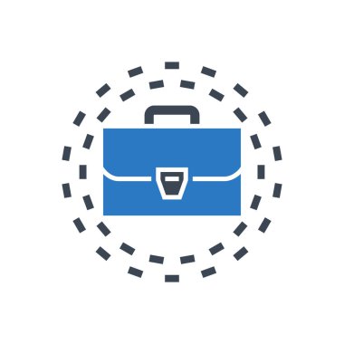 Portföy Vektör Kabartma Simgesi