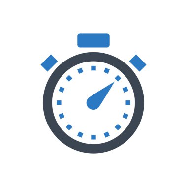Stopwatch Vektör Kabartma Simgesi