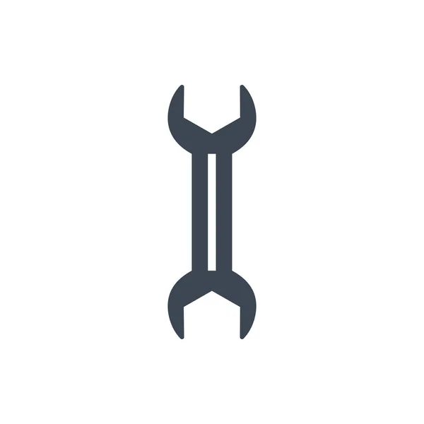 Csavarkulcs vektor Glyph ikon — Stock Vector
